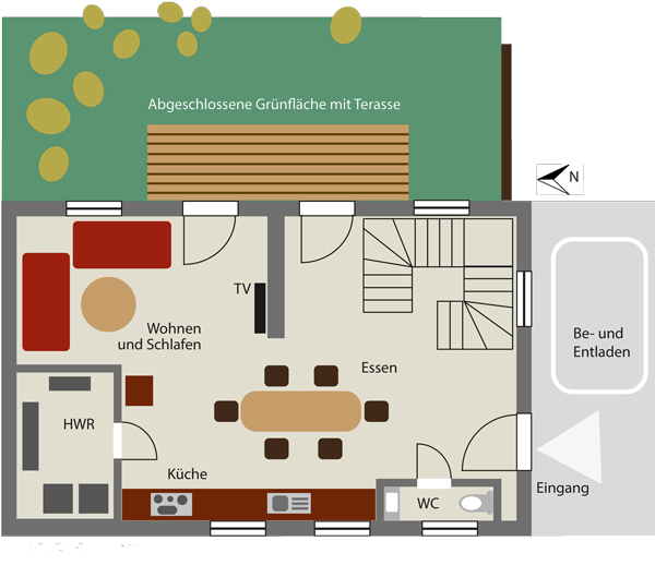 Grundriss Untergeschoss