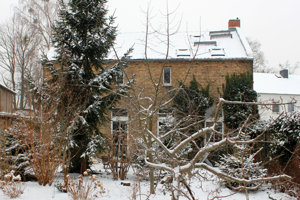 Haus im Winter